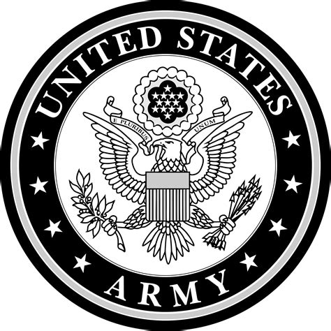 Army Seal Black And White