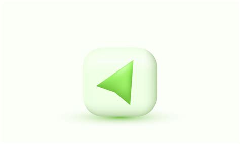 illustration realistic modern green icon arrow growth chart sign 3d creative isolated on ...