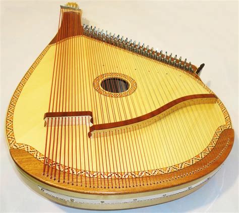 New Traditional Ukrainian Bandura 65 (63) Strings Chromatic Folk Instrument, 391