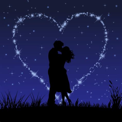 Romantic Kissing Couple Silhouette Wallpapers - Wallpaper Cave