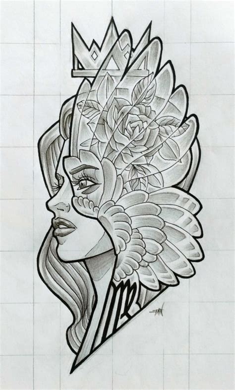 An Illustration Process, "Virgo" Tattoo Design — Steemit