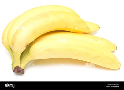 banana bunch on white background Stock Photo - Alamy