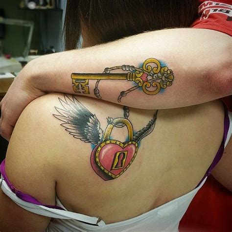 35 Meaningful Lock And Keys Tattoos - nenuno creative | Tattoo ...