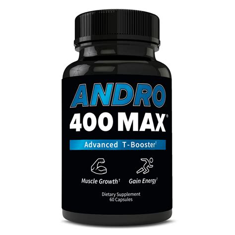 Andro400 Max-1 Bottle, Health Supplements, Natural Testosterone Booster & Circulation Medicine ...