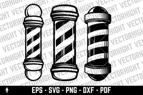 Barber Pole. Design Element for Logo, La Graphic by ivankotliar256 ...