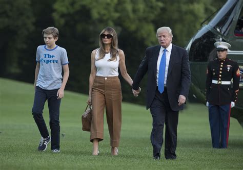 Melania Trump, son Barron move into the White House - LA Times