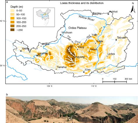 Map Showing The Physical Geography Of The Chinese Loess, 59% OFF