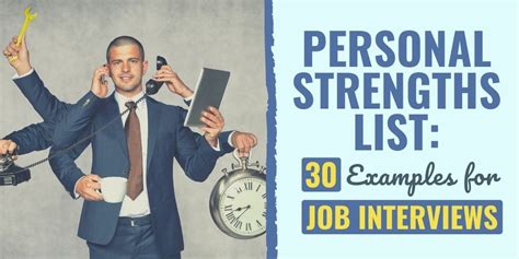 Personal Strengths List: 30 Examples for Job Interviews