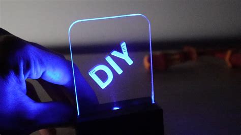 How To Make Your Own Light-Up Acrylic Sign For Under $5 - The DIY Life