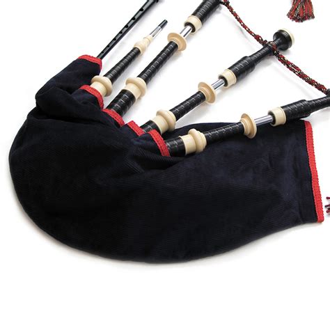 Bagpipe Bag Cover with Zipper & Non-Slip Patch BLACK BAG - The Piper's Cove