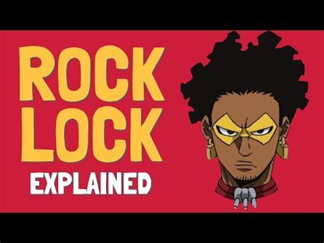 Rock Lock’s QUIRK Explained! / My Hero Academia Season 4 - YouTube