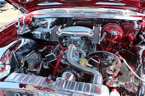 Chrome Engine stock photo. Image of automobile, engine - 25832788