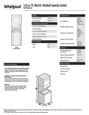 Whirlpool WET4024HW Manual