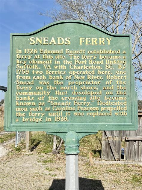 SF History | Sneads Ferry North Carolina