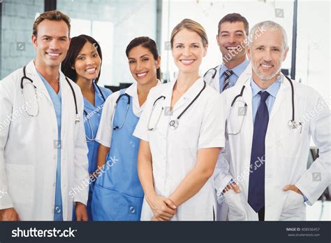 Portrait Medical Team Smiling Hospital Stock Photo 408936457 | Shutterstock