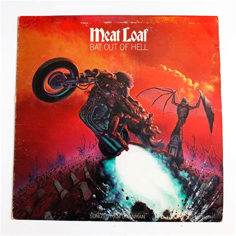 Vintage Meat Loaf Bat Out Of Hell LP Record Vinyl Album EX | Etsy