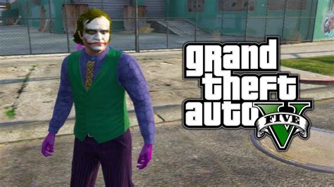 GTA 5 Mods: Heath Ledger "Joker" Gameplay Mod! (Grand Theft Auto 5 Mods ...