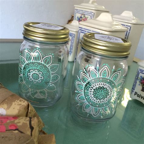 Glass Jar Painting Ideas Pinterest - Douroubi