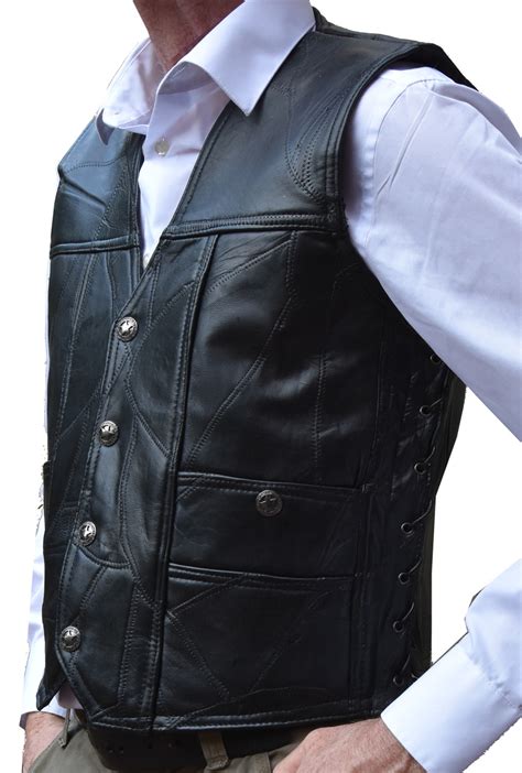 Garrison Grip CCW Genuine BUFFALO Leather Concealed Carry Vest (Medium ...