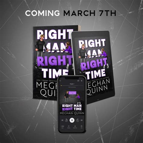 Cover Reveal: Right Man, Right Time by Meghan Quinn | Lisa Loves Literature