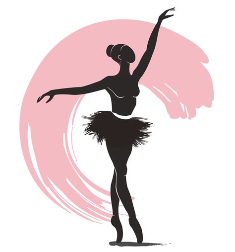 woman ballerina, ballet logo icon for ballet school dance studio vector illustration 536939 ...