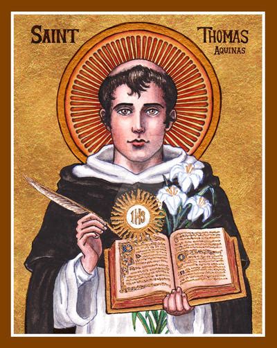 St. Thomas Aquinas icon by Theophilia on DeviantArt