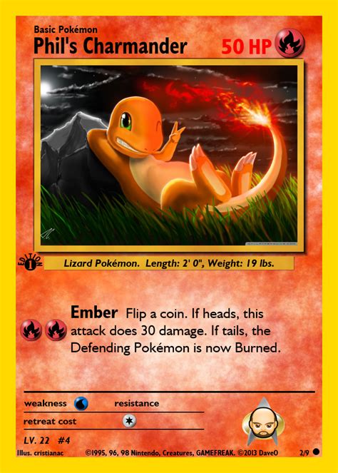 2 of 9 Charmander Custom Pokemon Card by IAmTheDaveO on DeviantArt