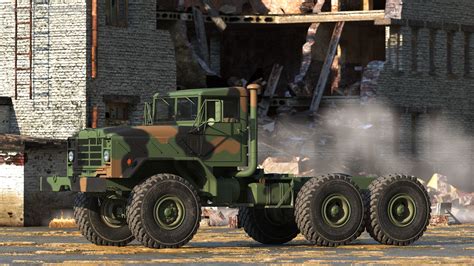 M939 Military Truck Green Rigged 3D Model $149 - .max - Free3D