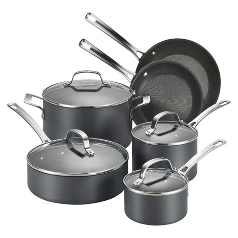 Circulon Genesis 10pc Hard Anodized Cookset | Hard anodized cookware, Cookware set, Cookware sets