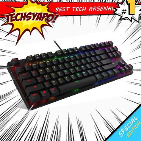 TECWARE PHANTOM RGB TKL 87 KEYS MECHANICAL KEYBOARD | Shopee Philippines