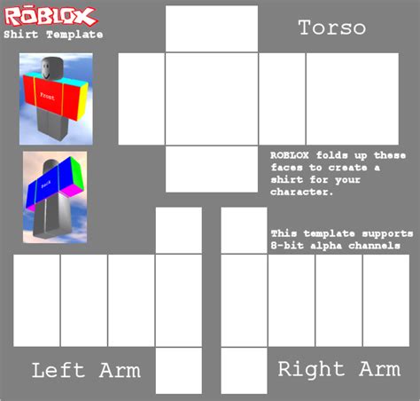 How to Make Shirts and Pants - Roblox Wiki | Shirt template, Roblox shirt, Create shirts