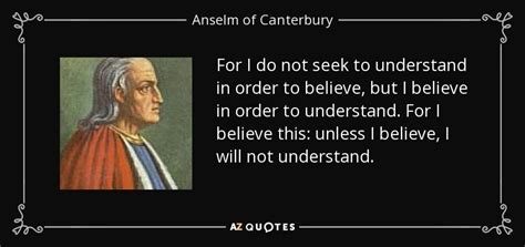 TOP 25 QUOTES BY ANSELM OF CANTERBURY | A-Z Quotes