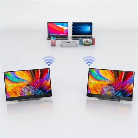 AVA 4K wireless monitor DeX/PC/Mac/NS Bluetooth touchscreen mmWave wirelessHD - InnLead Innovative