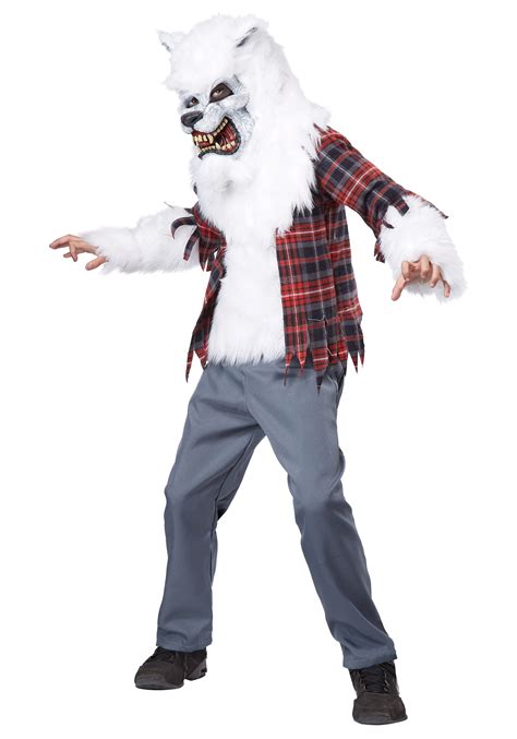 Child White Werewolf Costume