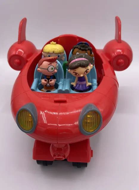 LITTLE EINSTEINS PAT Pat Rocket & 4 Figures Leo Annie June Quincy Lights Sounds $133.20 ...