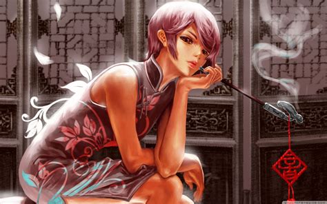 Girls Smoking Anime Wallpapers - Wallpaper Cave