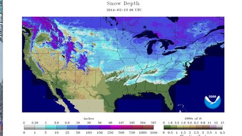 Where's the snow? On the ground in 49 of 50 states