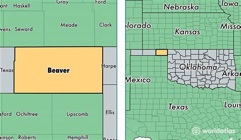 Beaver County, Oklahoma / Map of Beaver County, OK / Where is Beaver County?