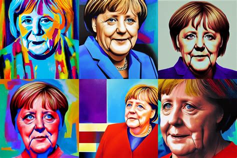 portrait of angela merkel, abstract painting | Stable Diffusion | OpenArt