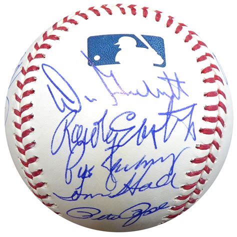 1975-76 Cincinnati Reds World Series Champs Autographed Signed Official MLB Baseball With 19 ...