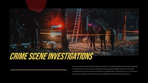 Crime Scene Powerpoint Template