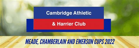 Cambridge Athletic and Harrier Club - Home