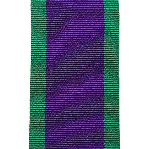 General Service Medal GSM CSM 1962-2007 Full Size Medal Ribbon - British Military Store