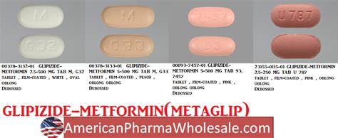 Glipizide-Metformin 5mg 500mg Tab 100 by Heritage Pharma