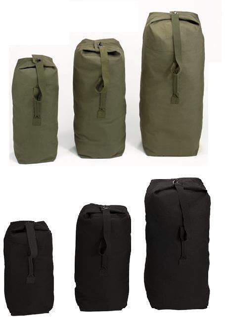 Heavyweight Top Load Canvas Duffle Bag - Military Army – Grunt Force