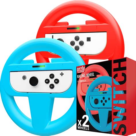 Buy Orzly Steering Wheels for Nintendo Switch & OLED JoyCons, Racing ...