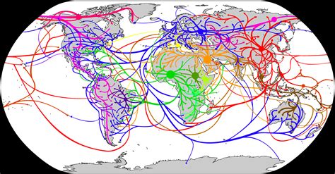 Masamap: Human Migration Throughout History : r/MapPorn