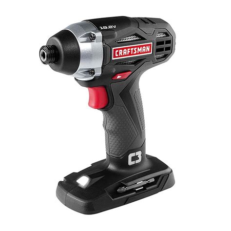 Craftsman C3 19.2 Volt 1/4 Inch Impact Driver Model 5727.1 (Newest Version) (Bare Tool, No ...