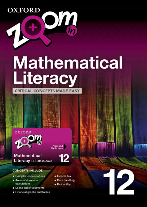 Zoom in Mathematical Literacy Grade 12 (Practice Book and USB) | Oxford Digital | Oxford Digital