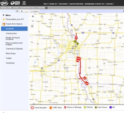 Road Conditions In Iowa Map – Interactive Map